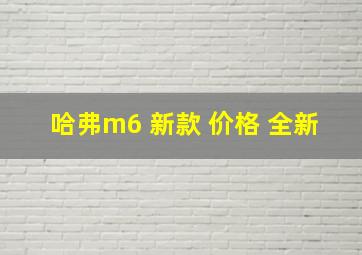 哈弗m6 新款 价格 全新